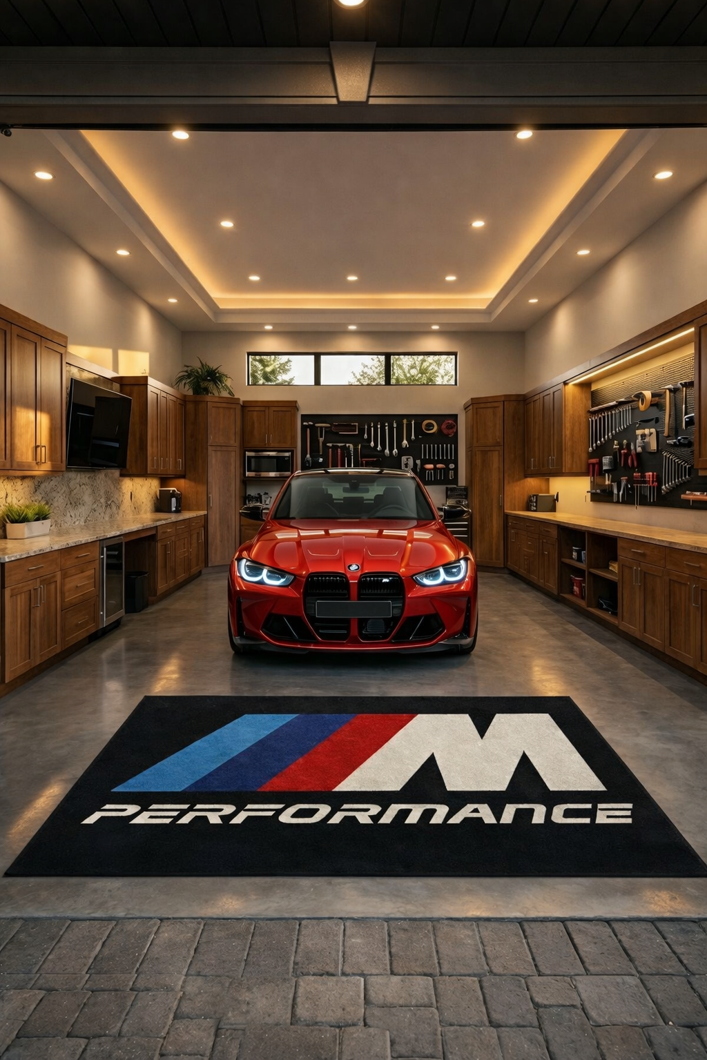 BMW M Performance Luxury Garage & Home Display Carpet - 60x87 INCH
