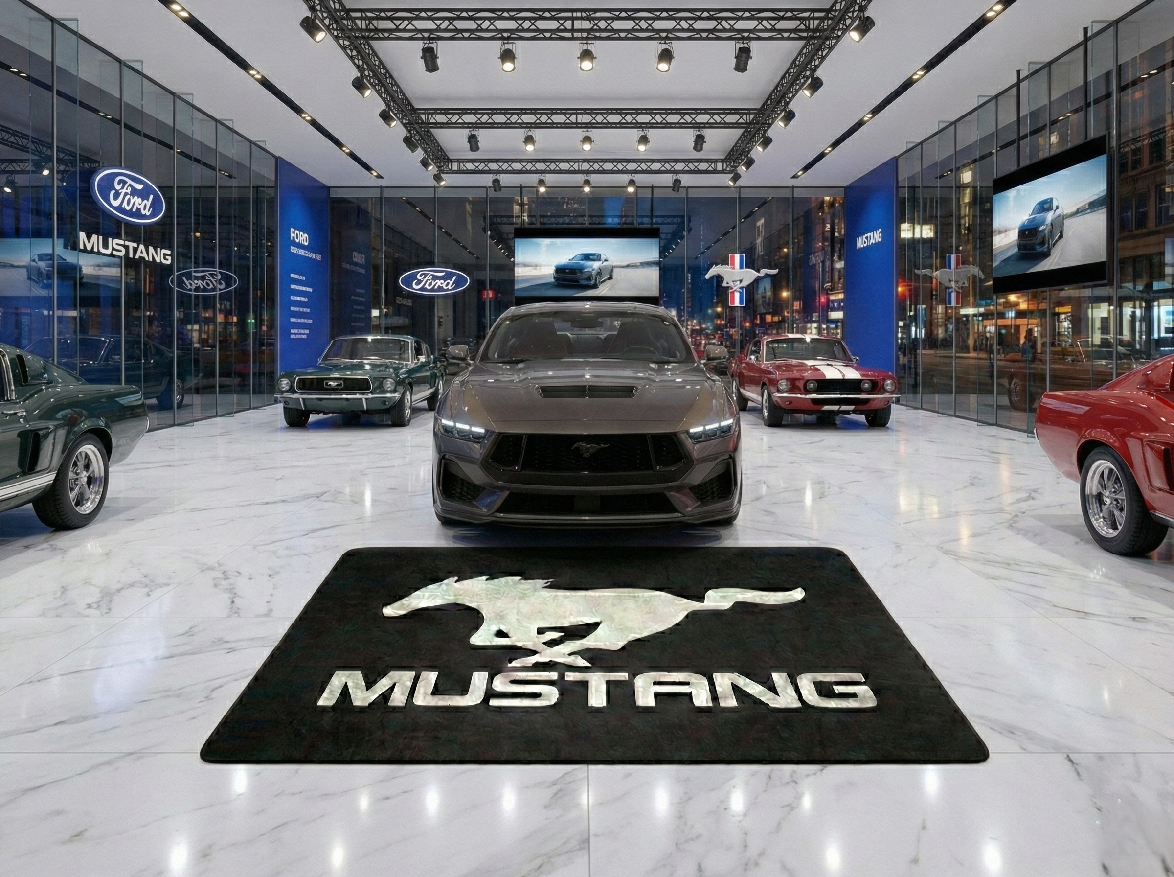 Mustang Luxury Garage & Home Display Carpet - 60x87 INCH