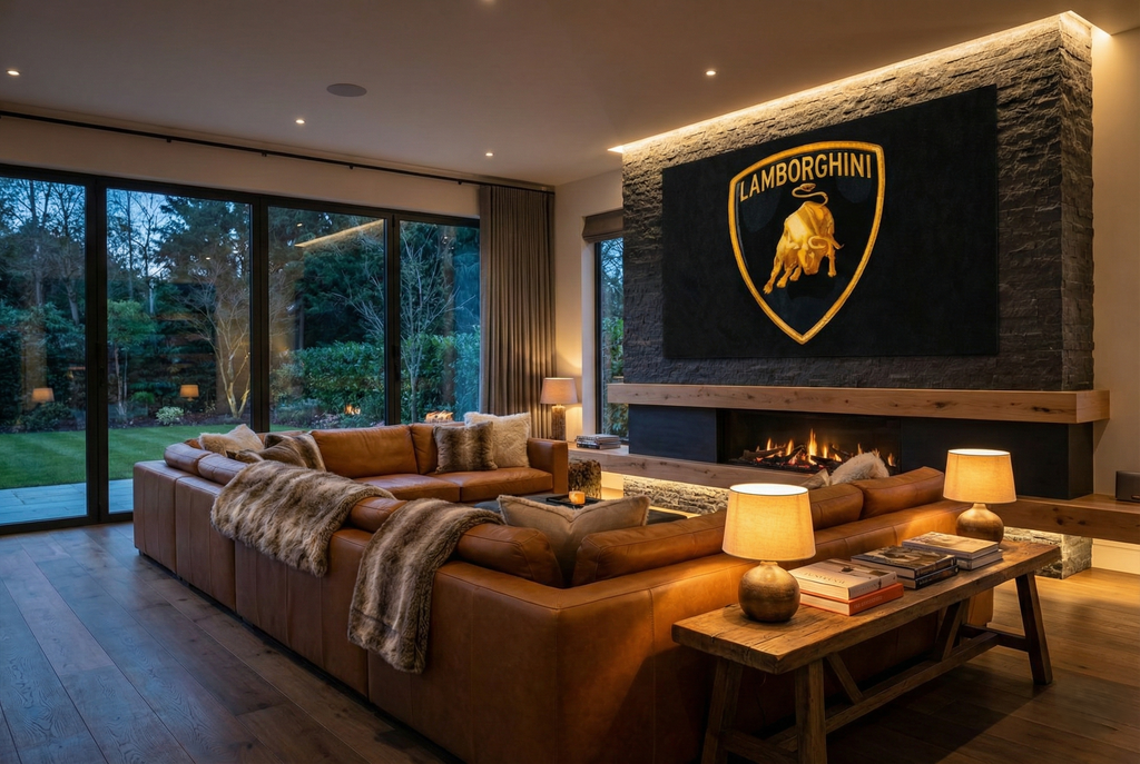 Lamborghini Luxury Garage & Home Display Carpet - 60x87 INCH