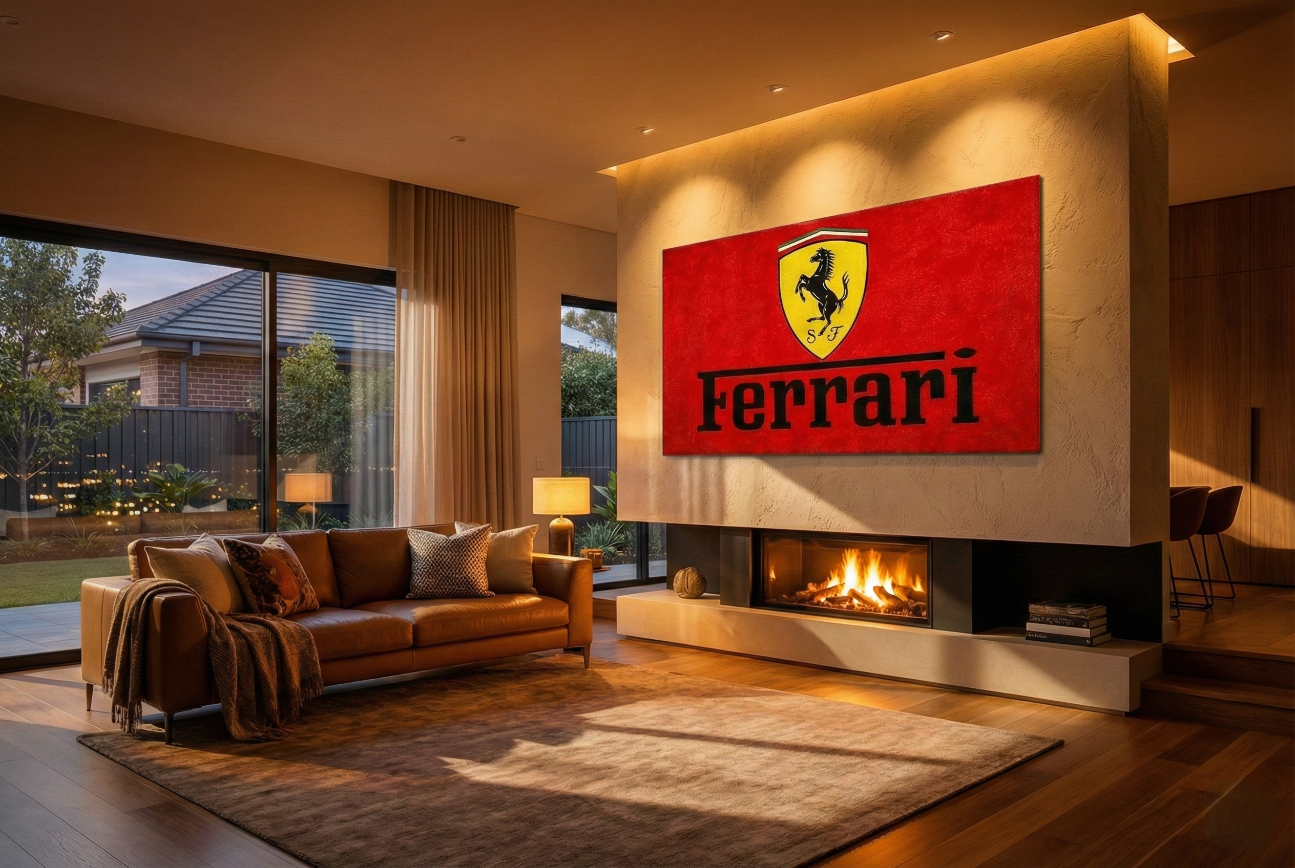 Ferrari Luxury Garage & Home Display Carpet - 60x87 INCH