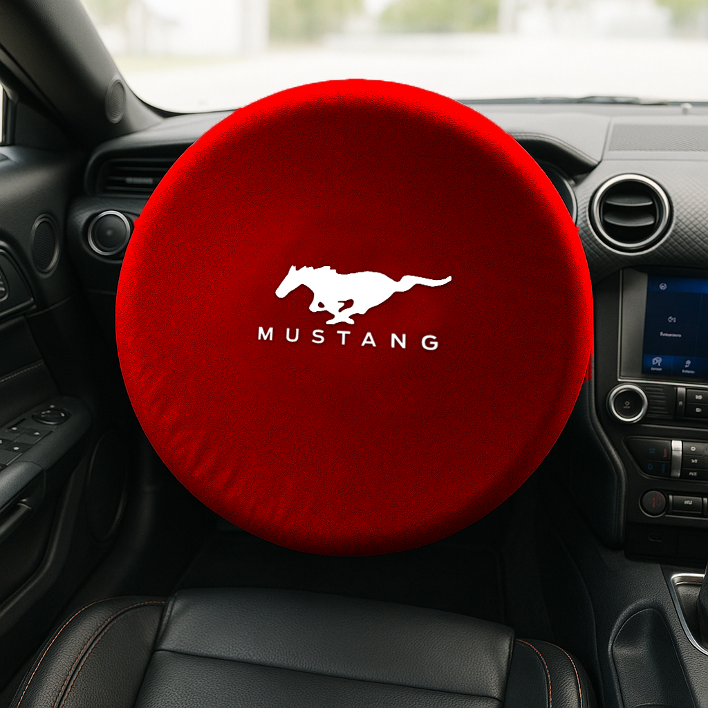 Mustang Custom Fit Premium Steering Wheel Cover